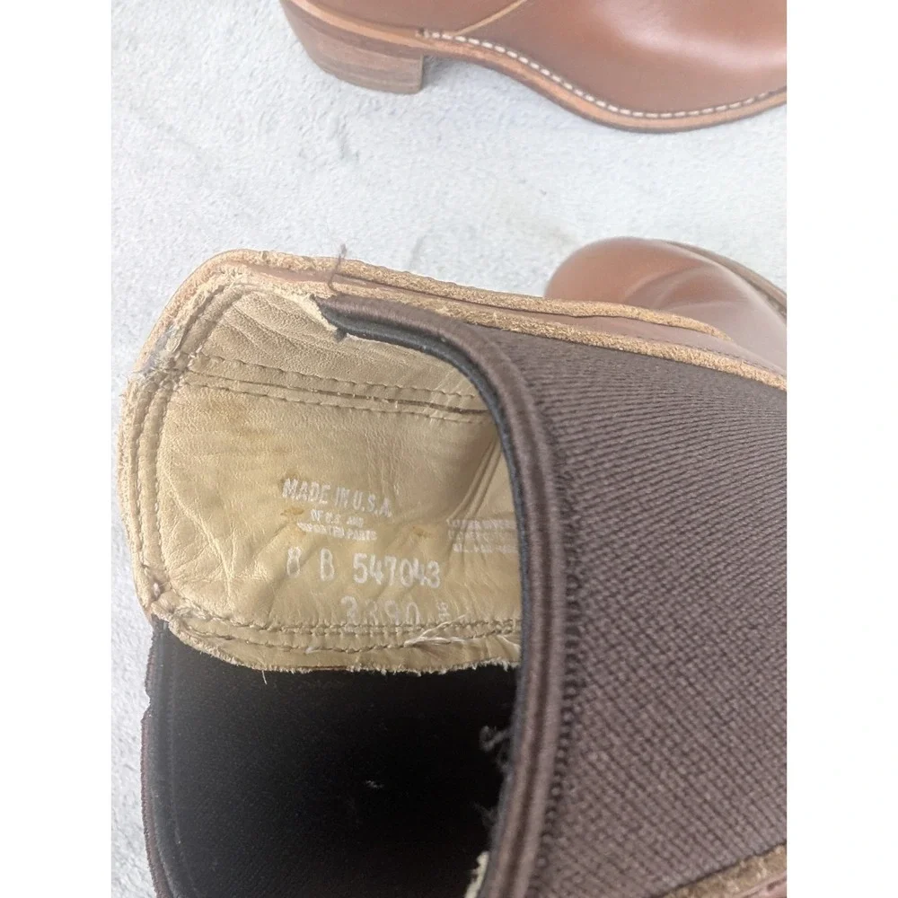 RED WING‎ Heritage Ankle Boots Women 8 B Harriet Chelsea Brown Leather 3390 Heel